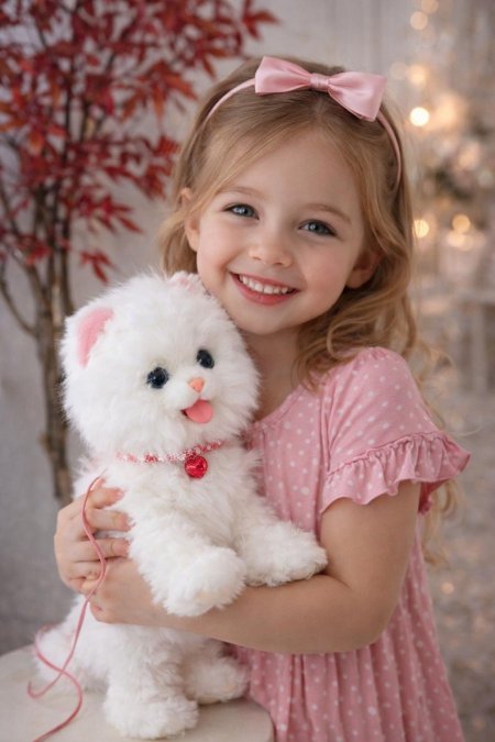 دب قطه متحركه (بطاريه)